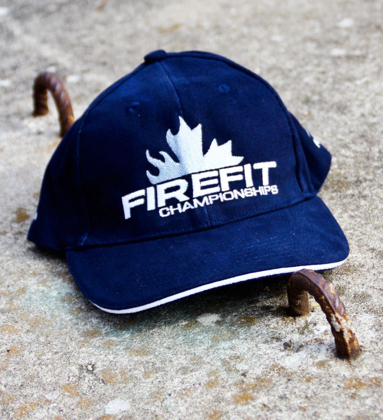 Baseballcap mit der Stickerei der 'Firefit Championships'